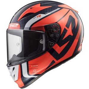 LS2 FF323 ARROW C STING BLUE FLUO ORANGE